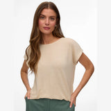 Vero Moda VMGINA T-shirt Oatmeal