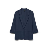 Vero Moda VMJESMILO 3/4 Loose Blazer In Navy