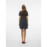 Vero Moda Vmjohanna Midi Dress In Grey
