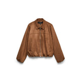 Vero Moda VMJOSEIDA Short Jacket In Cognac