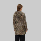 Vero Moda VMMALOU Coated Printed Jacket In Leopard