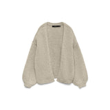 Vero Moda VMMAYBE Open Cardigan In Oatmeal