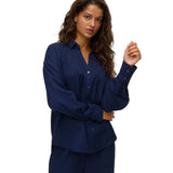 Vero Moda Vmmelaney Shirt In Navy