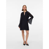 Vero Moda Vmmie Minna Short Dress In Black