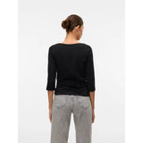 Vero Moda VMPANDA 3/7 Top T-Shirt In Black