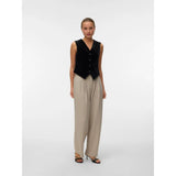 Vero Moda Vmshanna Tailored Waistcoat In Black