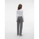 Vero Moda VMTESSA High Rise Wide Fit Jeans In Grey
