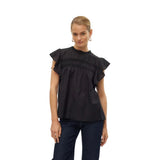 Vero Moda VMTRINE Lace Top In Black