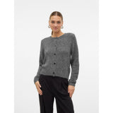 VMNOVAH Long-sleeve button cardi in grey