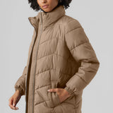 Vero Moda VMLIGA Coat In Brown