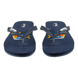 Vilbrequin Men Beach Flip flops Piranhas Navy