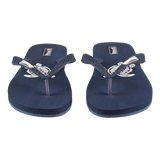 Vilbrequin Men Beach Flip flops Turtle Navy