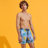 Vilebrequin Men Swim Shorts Ronde des Turtles Blue