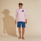 Vilebrequin 5-Pockets Bermuda Shorts Ronde Des Tortues in Blue