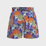 Vilebrequin Boys Stretch Swim Shorts Aquatic Life In Versailles