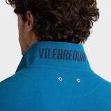 Vilebrequin Men Organic Cotton Pique Polo Shirt Solid Peacock