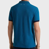 Vilebrequin Men Organic Cotton Pique Polo Shirt Solid Peacock