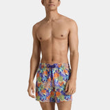 Vilebrequin Men Stretch Short Swim Shorts Aquatic Life In Versailles