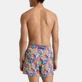 Vilebrequin Men Stretch Short Swim Shorts Aquatic Life In Versailles