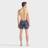 Vilebrequin Men Stretch Short Swim Shorts Disco Stars In Blue