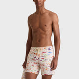 Vilebrequin Men Swim Shorts Pescador VBQ X Fabrice Hyber Papier