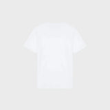Vilebrequin Organic Cotton T-shirt Big Turtle Embroidery In White
