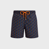 Vilebrequin Shorts Micro Ronde Des Tortues In Vitamin