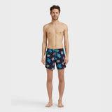 Vilebrequin Stretch Short Swim Shorts Ronde des Tortues In Navy