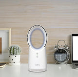 Vybra Solo Rechargeable Bladeless & Cordless Desktop Fan In White