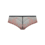 Wacoal Embrace Lace Tanga In Dark Slate/ Cloud Pink