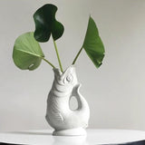 The Original Gurgle Jug Vase Pitcher XL in White