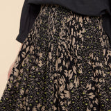 White Stuff Ari Eco Vero Skirt in Black Multi