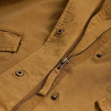 White Stuff Cotton Jacket in Khaki Green
