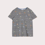 White Stuff Abbie Stripe T-shirt In Navy Multi