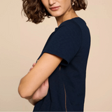 White Stuff Abbie Tee In Dark Navy