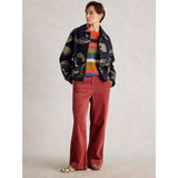 White Stuff Alexa Wool Blend Jacket In Navy Multi