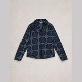 White Stuff Allie Jersey Shirt In Navy