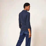 White Stuff Annie Jersey Shirt In French Navy
