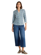 White Stuff Annie Jersey Shirt In Blue