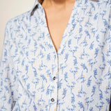 White Stuff Annie Print Jersey Shirt White