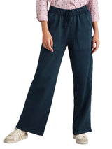 White Stuff Ava Wide Leg Jersey Jogger In Mid Denim