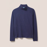 White Stuff Birdie Button In Dark Navy