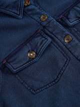 White Stuff Camille Jersey Jacket in Mid Denim