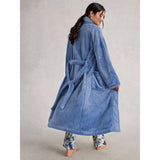 White Stuff Clover Dressing Gown In Light Blue