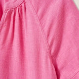 White Stuff Cora Linen Top Bright Pink