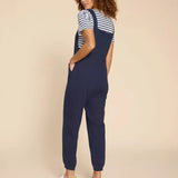 White Stuff Daphne Jersey Dungaree In French Navy