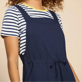 White Stuff Daphne Jersey Dungaree In French Navy
