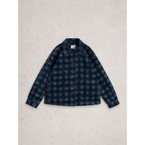 White Stuff Eden Denim Jacquard Jacket In Navy