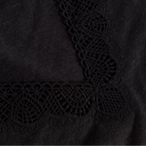 White Stuff Ellie Lace Tee Black