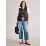 White Stuff Emma Reversible Gilet In Black